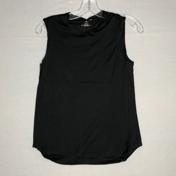 Tank Top Bl;ack lightweight silky butter soft sleeveless Ministry of Supply XXS - Picture 4 of 7